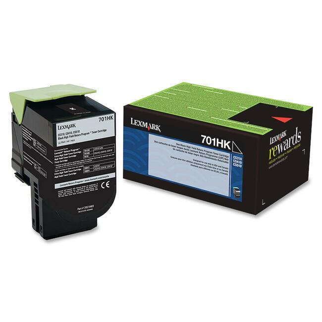 Lexmark 70C1HK0 Unison 701HK Toner Cartridge