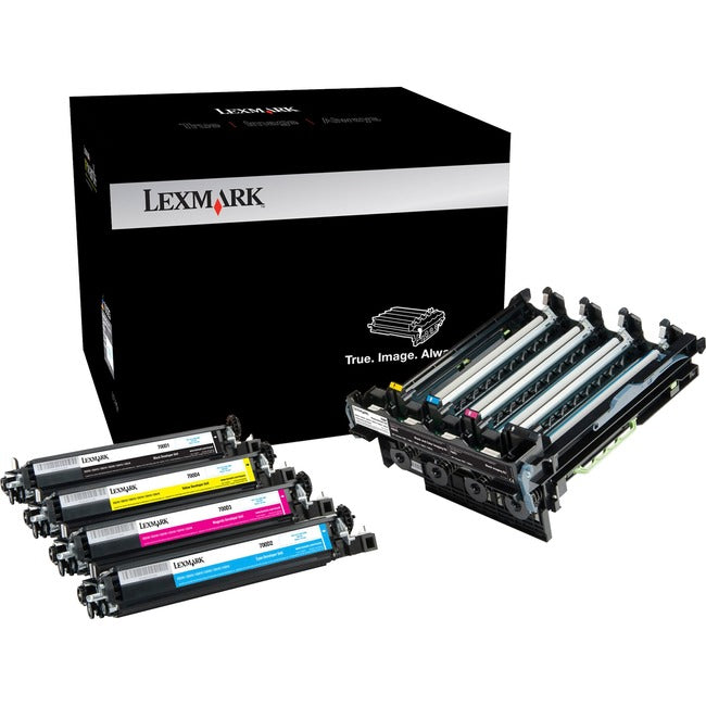 Lexmark 70C0Z50 700Z5 Black and Colour Imaging Kit