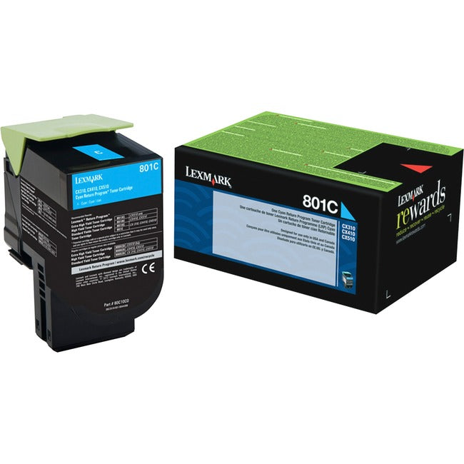 Lexmark 80C10C0 Unison 801C Toner Cartridge