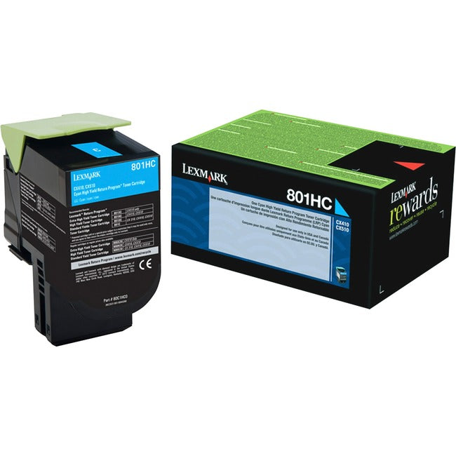 Lexmark 80C1HC0 Unison 801HC Toner Cartridge