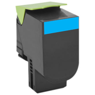 Lexmark 80C0X20 Unison 800X2 Original Extra High Yield Laser Toner Cartridge - Cyan Pack