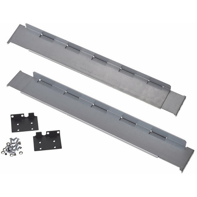 Eaton 9RK rack mounting kit for 9PX/9SX UPS systems, showing metal brackets and hardware for secure installation.
