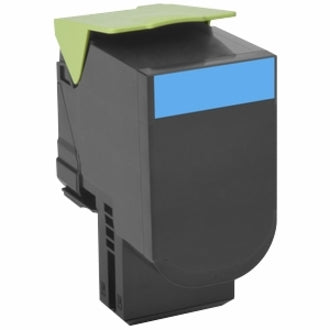 Lexmark 80C0SCG Original Standard Yield Laser Toner Cartridge - Cyan - 1 Each