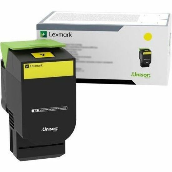Lexmark 70C0HYG High Yield Laser Toner Cartridge - Yellow - 1 Pack