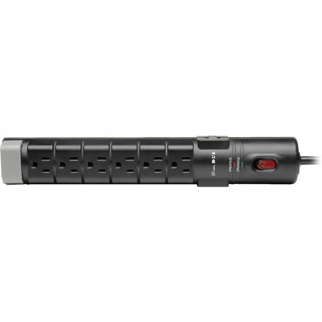 Eaton TLP806TEL Tripp Lite by Eaton Protect It! 8-Outlet Surge Protector 6 ft. (1.83 m) Cord 2160 Joules Tel/DSL Protection Cord Clip
