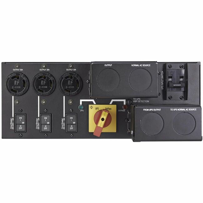 Eaton MBP11K208 9PX Maintenance Bypass for Select 8kVA to 11kVA 9PX UPS Systems, Hardwired Input/Output, 3 L6-30R Outlets, 3U Rack/Tower
