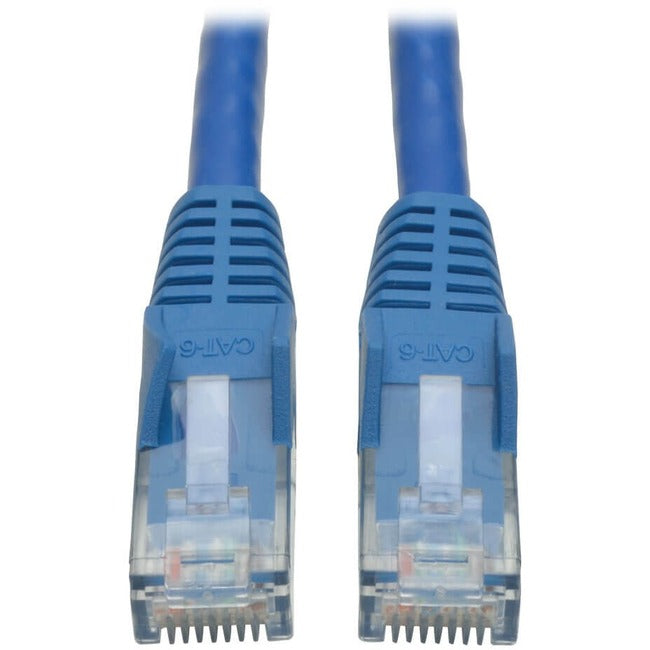 Eaton N201-003-BL50BP Tripp Lite by Eaton Cat6 Gigabit Snagless Molded (UTP) Ethernet Cable (RJ45 M/M) PoE Blue 3 ft. (0.91 m) 50-Piece Bulk Pack