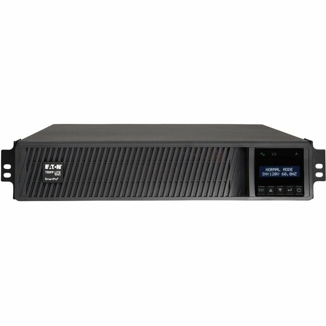 Eaton SMART1000RMXL2U Tripp Lite SmartPro 1000VA UPS with LCD display, 8 outlets, rack/tower design, network card option, USB, DB9