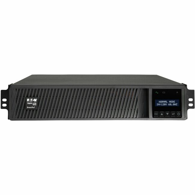 Eaton SMART3000RM2UN Tripp Lite SmartPro 3000VA line-interactive UPS with LCD display, 7 outlets, network card, USB, DB9, rack/tower mount