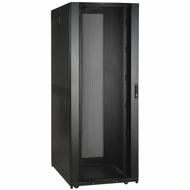 Eaton SR42UBWDSP1 Tripp Lite Series 42U SmartRack Wide Standard-Depth Rack Enclosure Cabinet with doors, side panels & shock pallet packaging