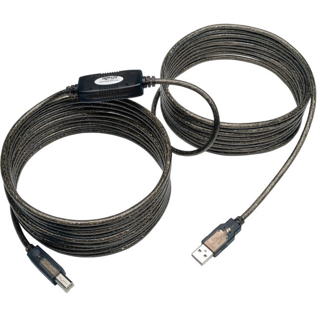 Eaton U042-025 Tripp Lite Series USB 2.0 A to B Active Repeater Cable (M/M), 25 ft. (7.62 m)