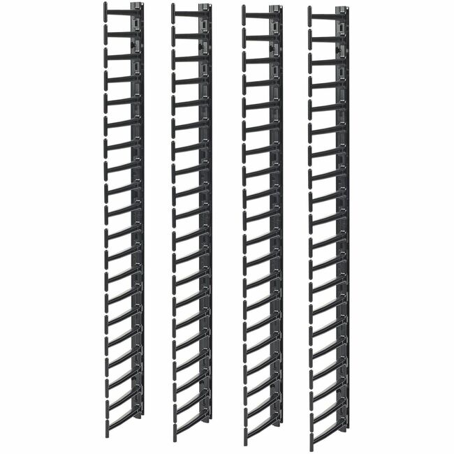 APC BY Schneider Electric AR7717A APC NetShelter Cable Management, Vertical Cable Manager, for NetShelter SX Networking Enclosure, Set of 4, 25 x 1778 x 163 mm