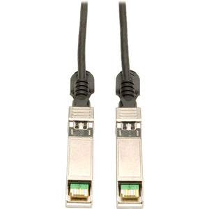 Eaton N280-01M-BK Tripp Lite by Eaton SFP+ 10Gbase-CU Passive Twinax Copper Cable SFP-H10GB-CU1M Compatible Black 1M (3.28 ft.)
