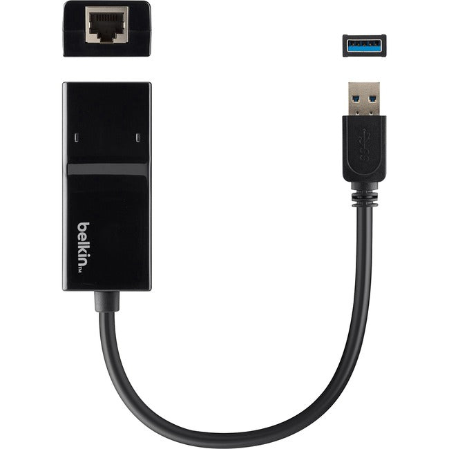 Belkin International INC B2B048 Belkin USB 3.0 to Gigabit Ethernet GbE Network Adapter 10/100/1000