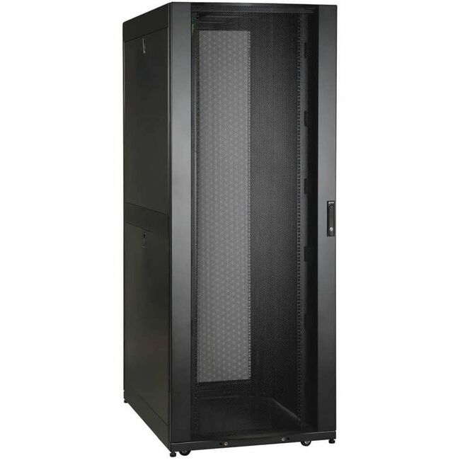 Eaton SR48UBWDSP1 Tripp Lite Series 48U SmartRack Wide Standard-Depth Rack Enclosure Cabinet with doors, side panels & shock pallet packaging