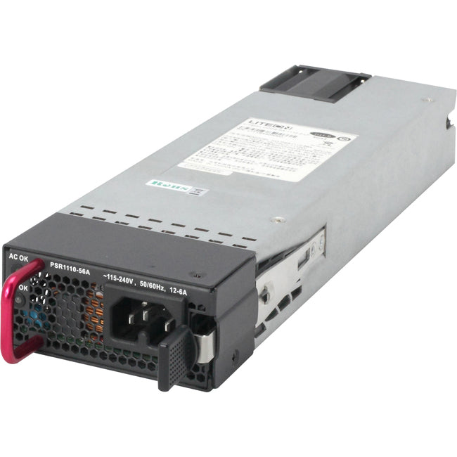 Hewlett Packard Enterprise JG545A#ABA HPE X362 1110W 115-240VAC to 56VDC PoE Power Supply