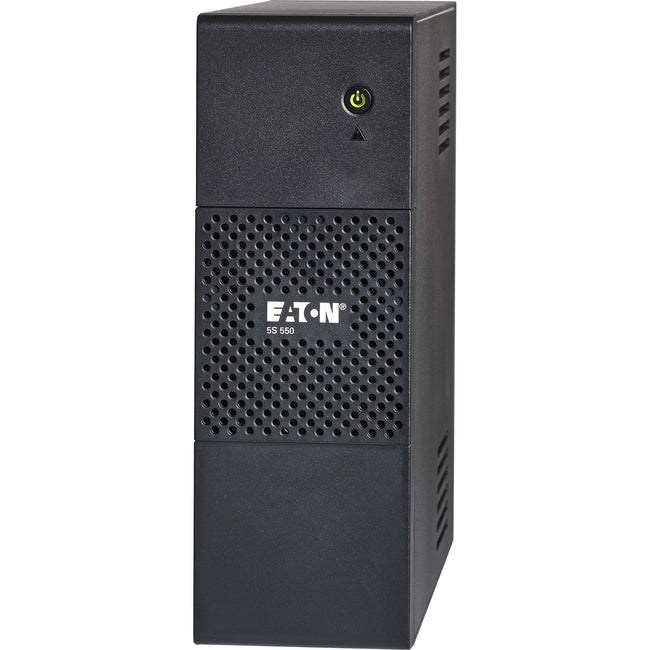Eaton 5S550 5S UPS 550 VA 330W line-interactive battery backup tower with USB port, used for general-purpose power protection.