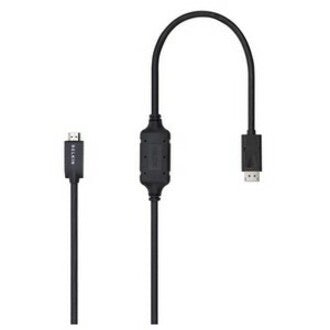 Belkin International INC F2CD001B03-E Belkin DisplayPort to HDMI Cable 3ft - Black