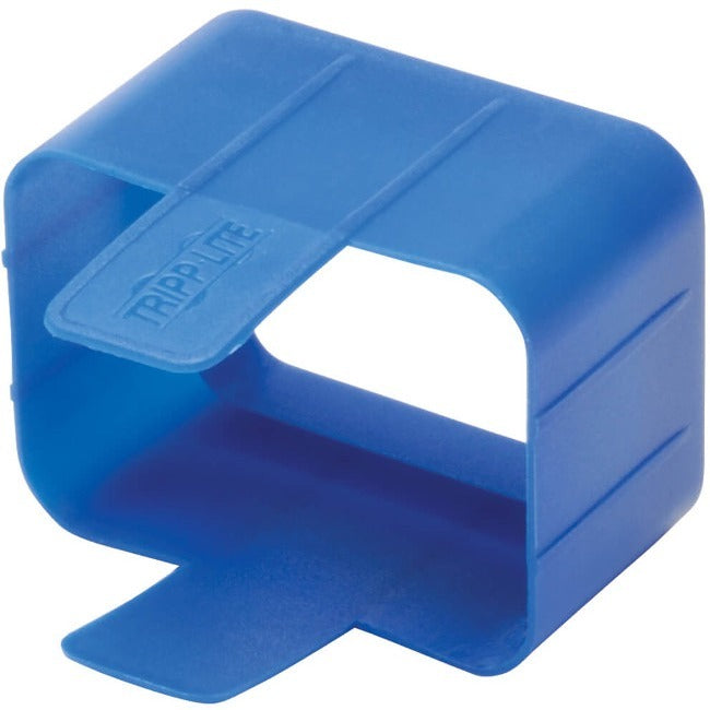 Eaton PLC19BL Tripp Lite Series plug-lock inserts, blue C20 to C19 connector cables, pack of 100, for secure power connections