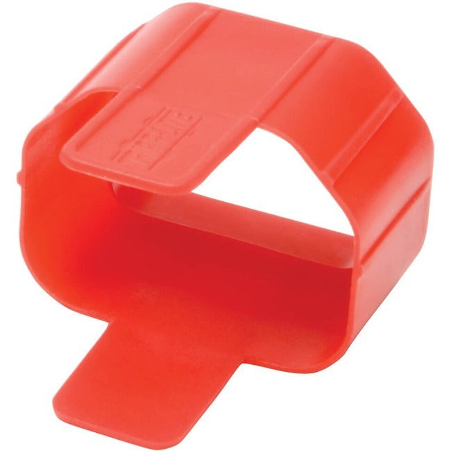 Eaton PLC13RD Tripp Lite Series red plug-lock inserts for C14 to C13 power cords, 100-pack, connector and cable inserts.
