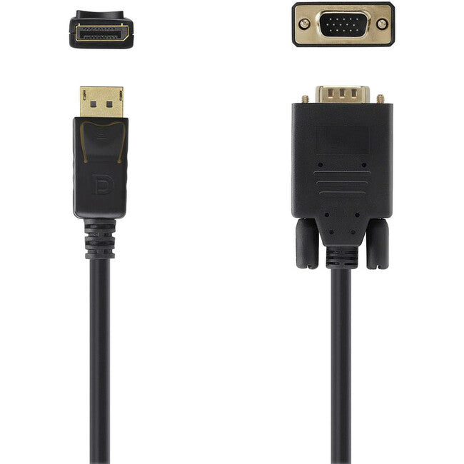 Belkin International INC F2CD033B06 Belkin DisplayPort to VGA Cable, 6ft - supports up to 1920 x 1080 pixels - M/M