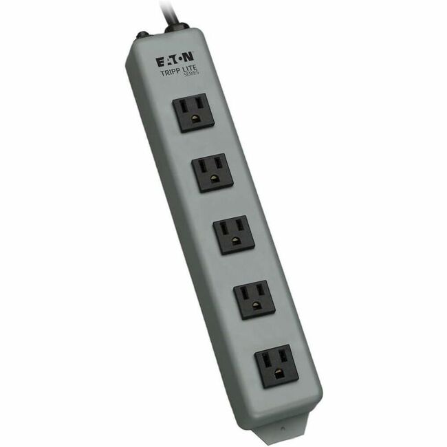 Eaton 602 Tripp Lite Series Industrial Power Strip, 5-Outlet, 6 ft. (1.8 m) Cord, Switchless
