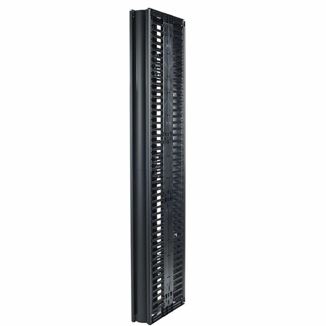 APC BY Schneider Electric AR8725 APC Valueline, Vertical Cable Manager for 2 & 4 Post Racks, 84"H X 6"W, Double-Sided with Doors