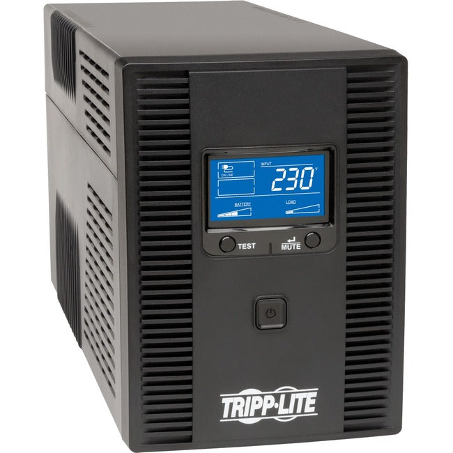 Eaton Tripp Lite SmartPro 1500LCDT line-interactive UPS with LCD display, 8 outlets, USB port, tower design, 1.5kVA capacity