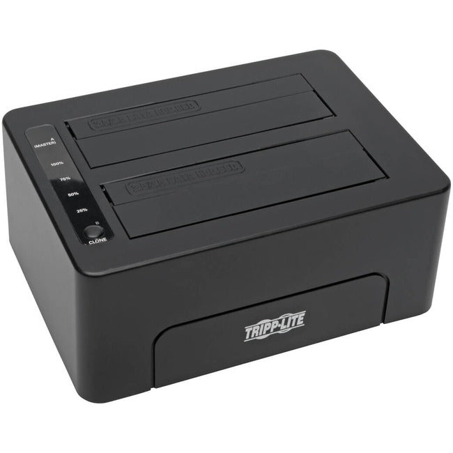 Eaton U339-002 Tripp Lite by Eaton USB 3.0 SuperSpeed to Dual SATA External Hard Drive Docking Station with Cloning for 2.5 in./3.5 in. HDD