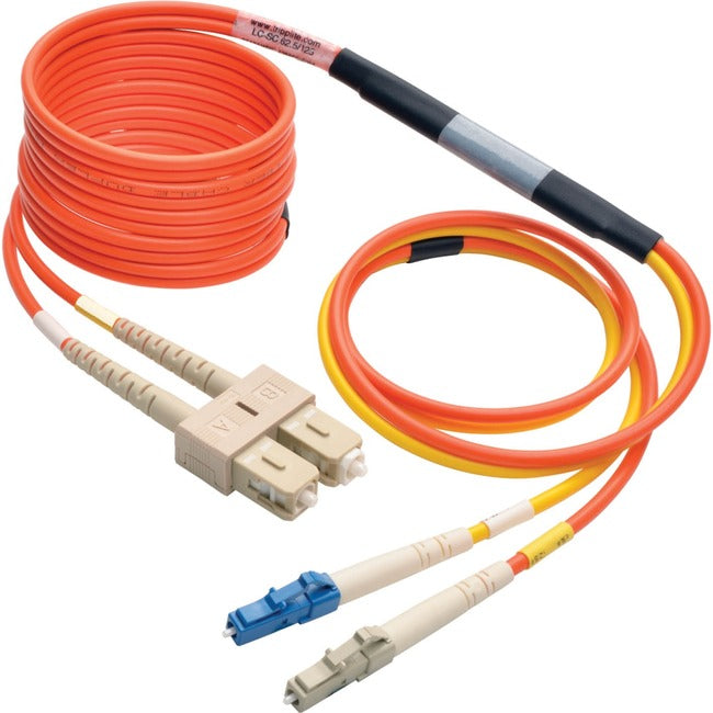 Eaton N425-02M Tripp Lite Series Fiber Optic Mode Conditioning Patch Cable (LC Mode Conditioning to SC), 2M (6 ft.)