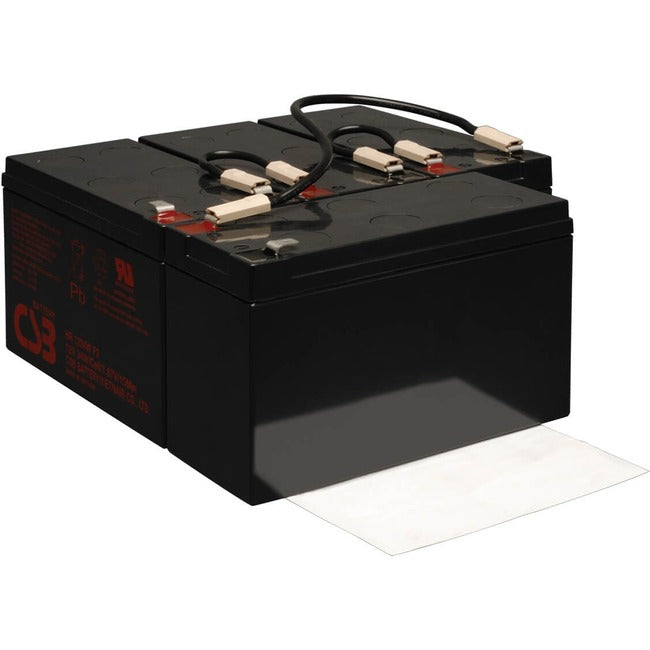 Eaton RBC48-SUTWR UPS replacement 48VDC battery cartridge for Tripp Lite Series UPS systems, shown in the image.