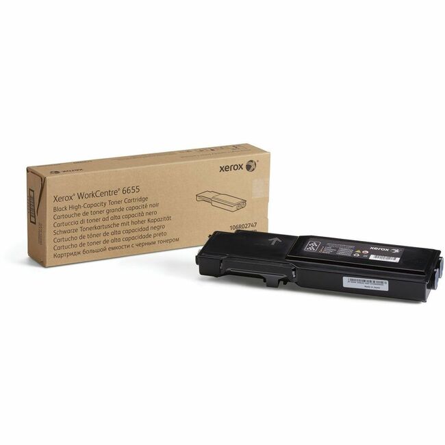 Xerox 106R02747 Genuine WorkCentre&reg; 6655/6655i Black High capacity Toner Cartridge (12000 Pages) - 106R02747