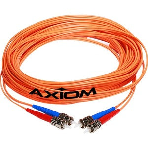 Axiom STSTMD5O-30M-AX ST/ST Multimode Duplex OM2 50/125 Fiber Optic Cable 30m