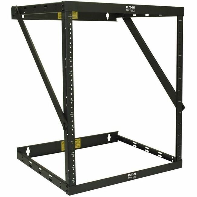 Eaton SRWO12UHD Tripp Lite SmartRack 12U low-profile wall-mount open frame rack with heavy-duty construction and switch-depth design