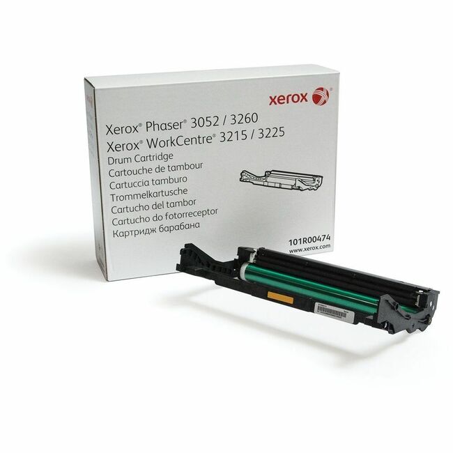 Xerox 101R00474 Drum Cartridge, Phaser 3052,3260/WorkCentre 3215,3225 (10,000 Pages)