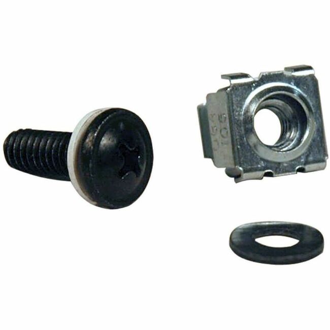 Eaton SRCAGENUT5MM Tripp Lite Series SmartRack Square Hole Hardware Kit with 50 M5 screws and washers