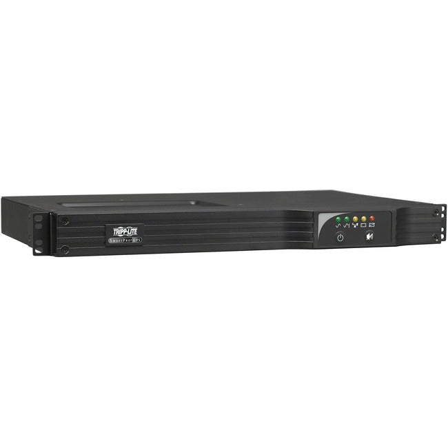 Eaton Tripp Lite SmartPro 120V 1kVA line-interactive UPS with 6 outlets, 1U rack mount and network card options, sine wave output
