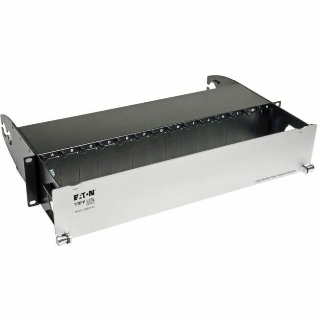 Eaton N482-02U Tripp Lite by Eaton High Density Rackmount Fiber Enclosure Panel 14 Cassette 2URM