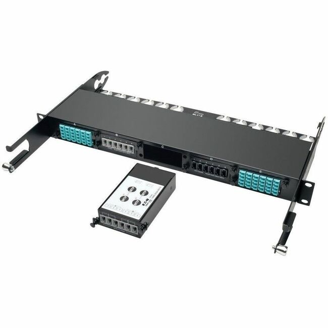 Eaton N482-2M24-6M12 Tripp Lite Series 100Gb/120Gb to 40Gb Breakout Cassette - (x2) 24-Fiber MTP/MPO ( Male with Pins ) to (x6) 12-Fiber OM4 MTP/MPO ( Male with Pins )