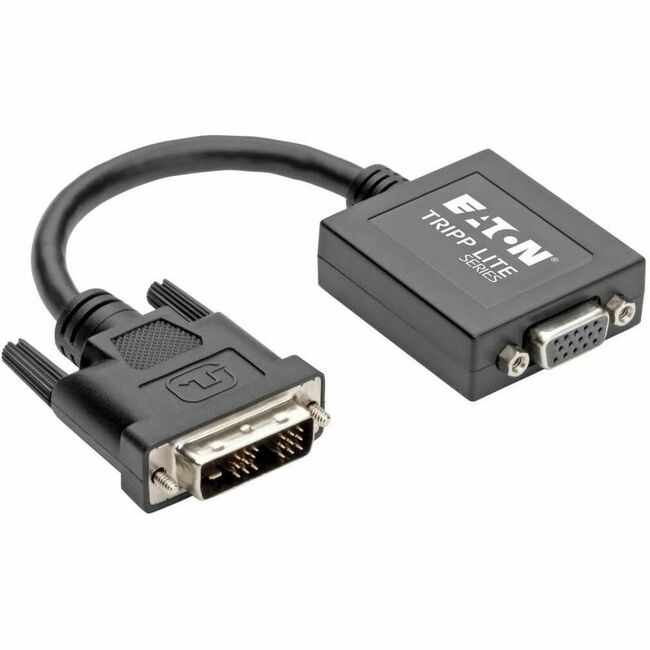 Eaton P120-06N-ACT Tripp Lite Series DVI-D to VGA Active Adapter Converter Cable, 1920x1200, 6-in. (15.24 cm), TAA
