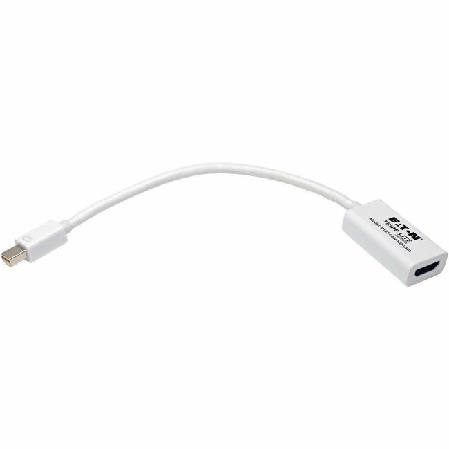 Eaton P137-06N-HD-UHD Tripp Lite Series Keyspan Mini DisplayPort to HDMI Active Adapter Video Converter (M/F) - 4K, DP1.2, 6 in.