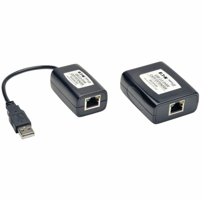 Eaton B203-101-PNP Tripp Lite USB 2.0 extender kit with transmitter and receiver for Cat5/Cat6 cables up to 164 ft.