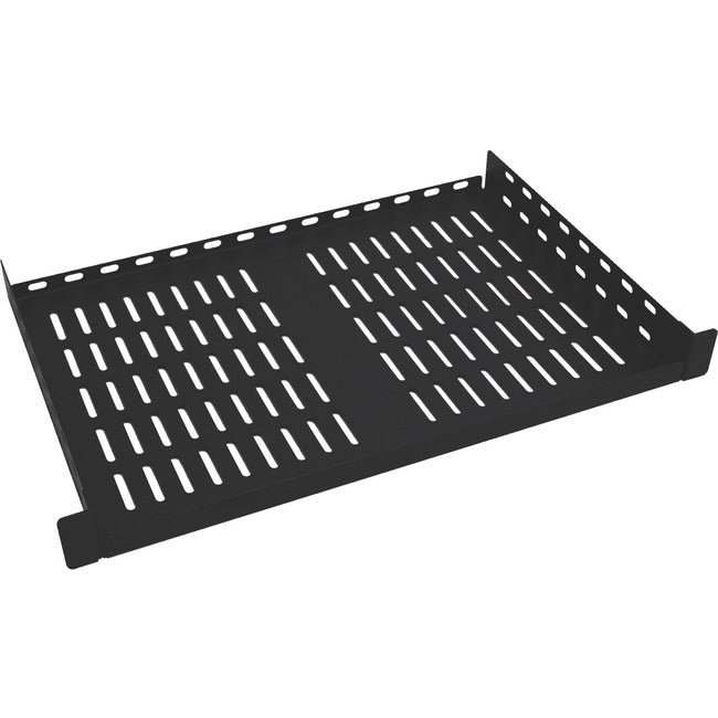 Eaton Tripp Lite SmartRack 1U cantilever fixed shelf for rack equipment, 12-inch deep, holds up to 30 lbs, sturdy metal construction