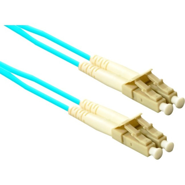 Enet Solutions, Inc. LC2-10G-100F-ENC ENET 100FT LC/LC Duplex Multimode 50/125 10Gb OM3 or Better Aqua Fiber Patch Cable 100 foot LC-LC Individually Tested