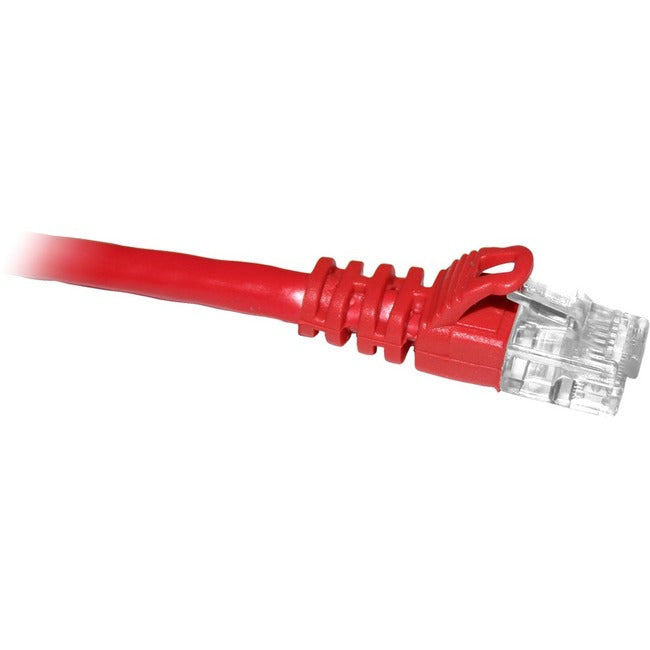 Enet Solutions, Inc. C6-RD-25-ENC ENET Cat6 Red 25 Foot Patch Cable with Snagless Molded Boot (UTP) High-Quality Network Patch Cable RJ45 to RJ45 - 25Ft