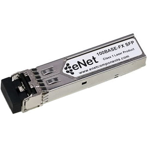 Enet Solutions, Inc. GLC-FE-100FX-ENC ENET Cisco Compatible GLC-FE-100FX TAA Compliant Functionally Identical 100BASE-FX SFP 1310nm Duplex LC Connector