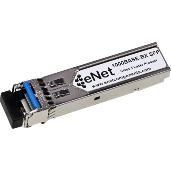 Enet Solutions, Inc. J9143B-ENC HP Compatible J9143B - Functionally Identical 1000BASE-BX-U SFP BiDi - Procurve Tx1310nm/Rx1490nm 20km DOM Simplex LC Single-mode