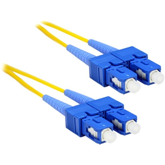 Enet Solutions, Inc. SC2-SM-10M-ENC ENET 10M SC/SC Duplex Single-mode 9/125 OS1 or Better Yellow Fiber Patch Cable 10 meter SC-SC Individually Tested