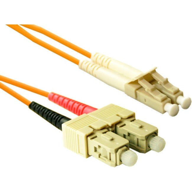 Enet Solutions, Inc. SCLC-50-10M-ENC ENET 10M SC/LC Duplex Multimode 50/125 OM2 or Better Orange Fiber Patch Cable 10 meter SC-LC Individually Tested
