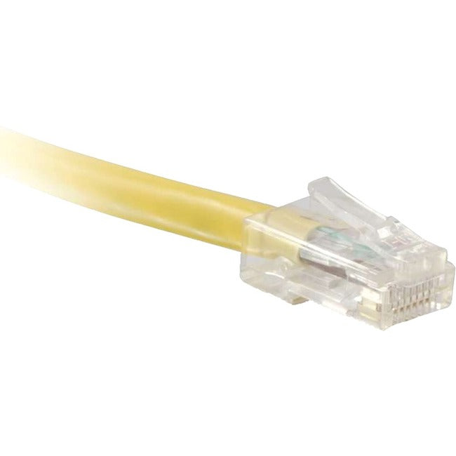 Enet Solutions, Inc. C6-YL-NB-25-ENC ENET Cat6 Yellow 25 Foot Non-Booted (No Boot) (UTP) High-Quality Network Patch Cable RJ45 to RJ45 - 25Ft